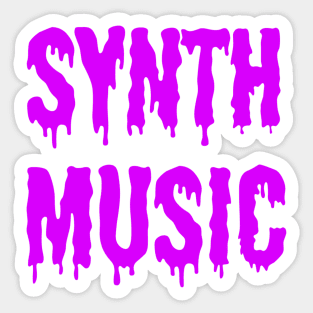 Synth Music #2 Sticker